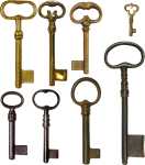 Alte Schlüssel Vollschlüssel antik Schlüsselrohling antike Schrankschlüssel