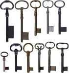 Vollschlüssel alt, antik Schlüssel aus Eisen, antike Kommodenschlüssel
