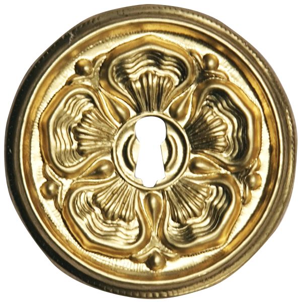 Schlüsselschild, Messing roh, alte antike Schilder für Biedermeier Schubladen