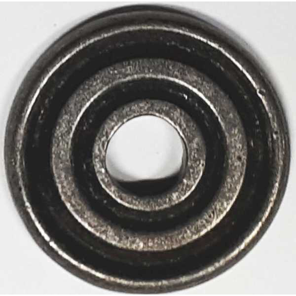 Antike, alte Rosette, altverzinnt, rund, klein für Knopf oder Ring