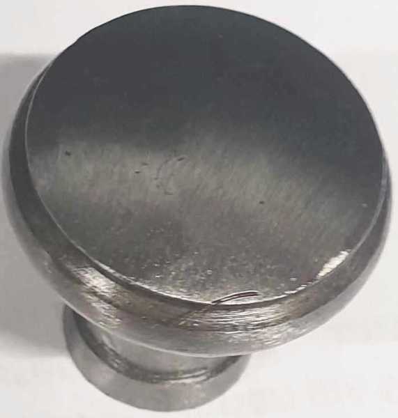 Möbelknopf, Ø 25mm Knopf aus Eisen roh, gedreht, ohne Oberflächenbehandlung