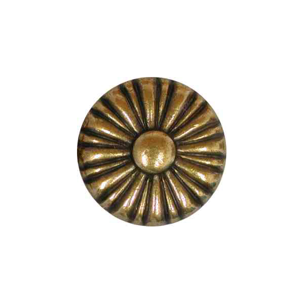 Möbelknopf alt, vintage Knopf antik, Ø 25mm, altvermessingt