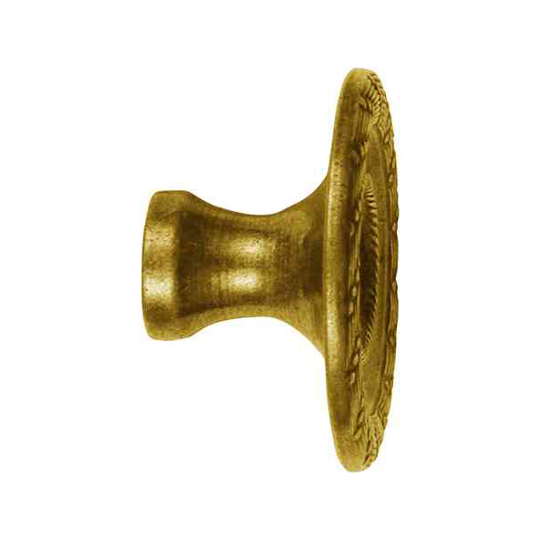 Möbelknöpfe antik, alter Knopf, Ø 48mm, Messing poliert unlackiert. Aus Messing gegossen. Bild 2