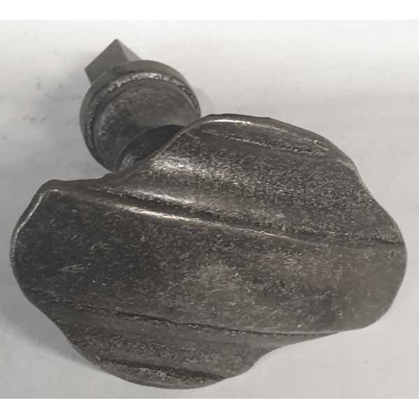Möbelknopf antik, Knopf für Barock Schublade, altverzinnt. Aus Messing gegossen
