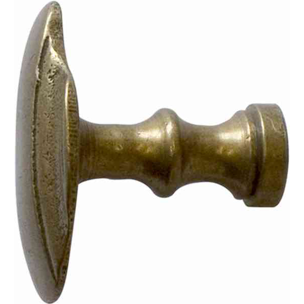 Möbelknopf antik, Knopf für Barock Schublade, Messing patiniert. Aus Messing gegossen Bild 2