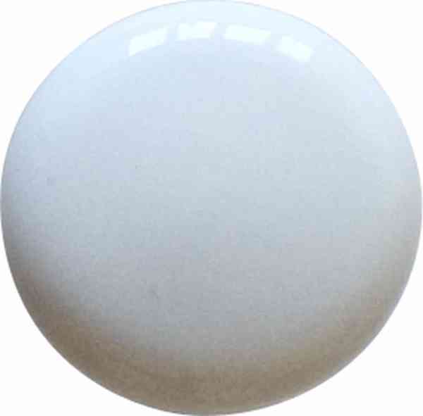 Porzellanknöpfe weiß für Schränke, Schubladen, Möbel, weiß, Ø 30mm, Möbelknopf