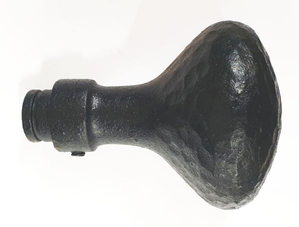 Türknauf geschmiedet oder glatt, Haustürknopf antik, Haustürknauf schmiedeeisen Bild 3