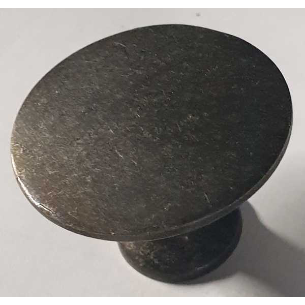 Möbelknöpfe Landhausstil, historisch, Ø 38mm, Messing altverzinnt. Aus Messing gedreht