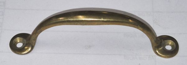 Bügelgriffe alte, antike Griffe, Messing patiniert, 90mm. Aus Messing gegossen