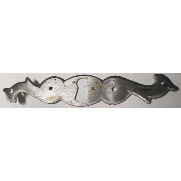 Schlüsselschild, in Eisen roh, unbearbeitete Eisenoberfläche