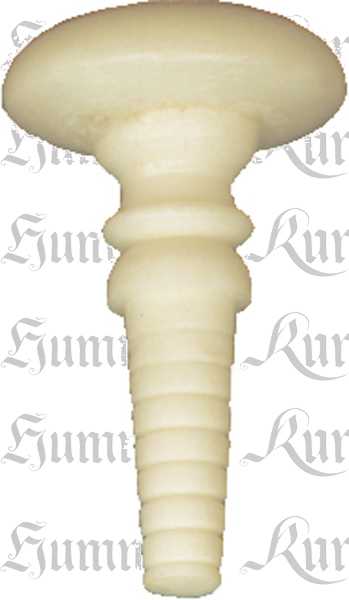 Beinknöpfe, weiß, Ø ca. 16mm, Möbelknopf aus Bein. Aus Tierknochen bzw. Horn handgefertigt