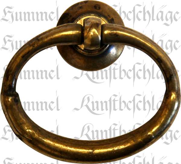 Alter Ring antiker, 50 mm, Messing gegossen, antik patiniert