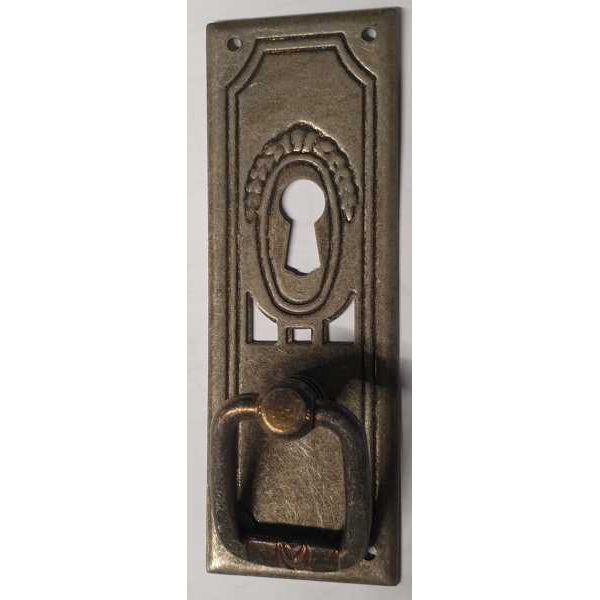 Ringgriff, altverzinnt, Metallbeschläge antike