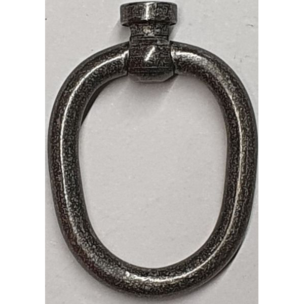 Ring, Messing altverzinnt. Aus Draht gefertigt, alter Griff Bügel