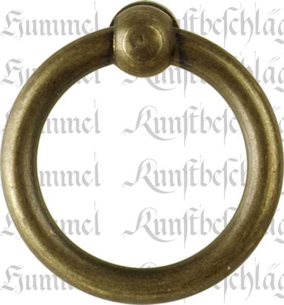 Ring, 30mm, Messing patiniert, antik, alt, Altmessing, zum Ergänzen