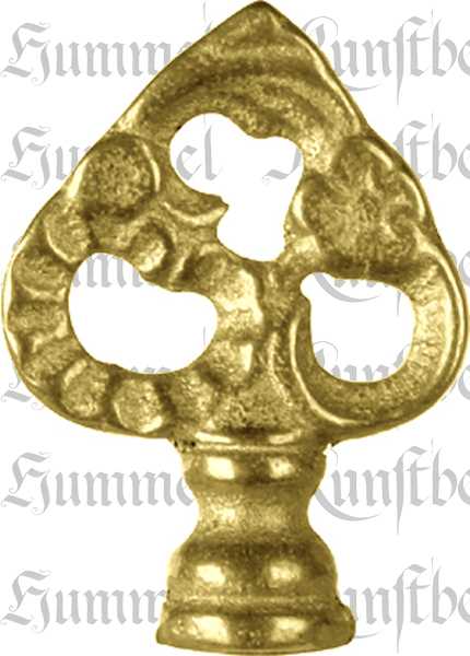 Reide, Schlüsselreide antik, Messing roh, für antiken Schlüssel