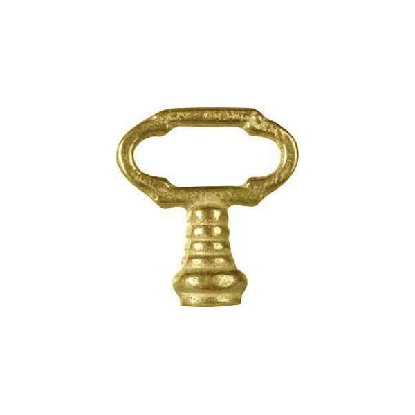 Reide nostalgische, Schlüsselreide antik, Messing roh, für antiken Schlüssel