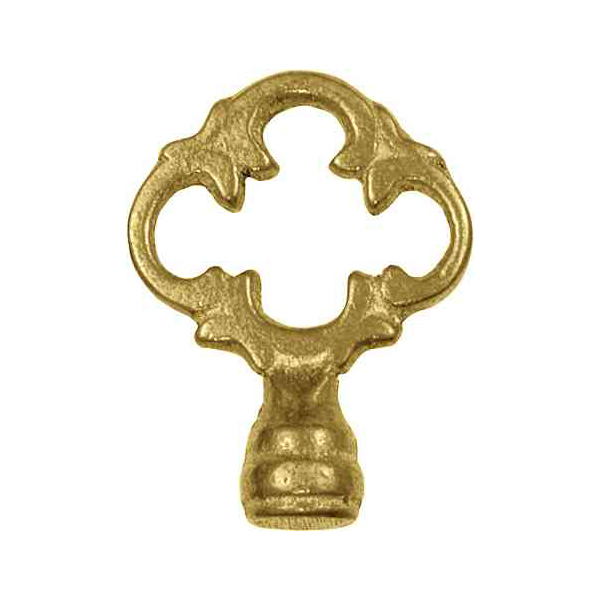 Reide, Schlüsselreide antik, Messing roh, alt, für antiken Schlüssel