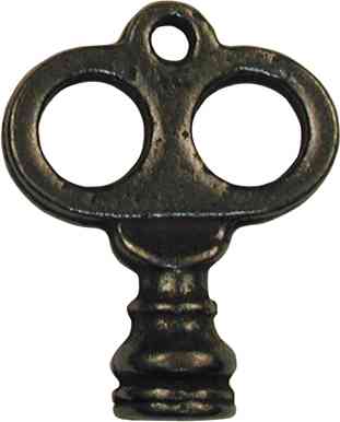 Reide, Schlüsselreide antik, Eisen blank, alt, für antiken Schlüssel