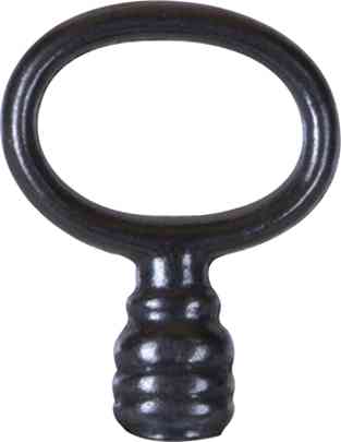 Reide, Schlüsselreide antik, in Eisen, für antiken Schlüssel