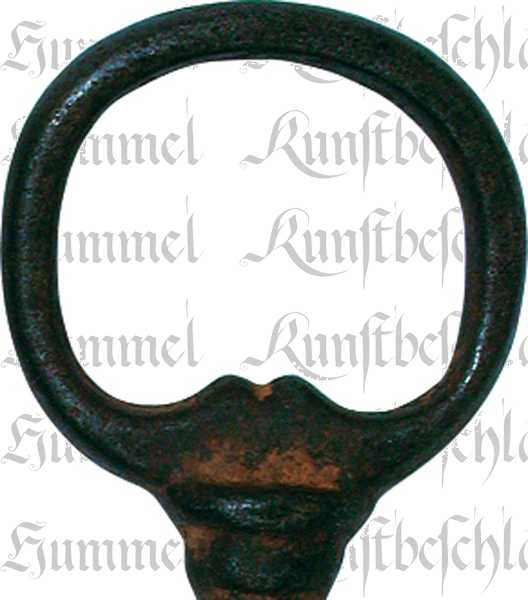 Reide, Schlüsselreide antik, aus Eisen, für antiken Schlüssel