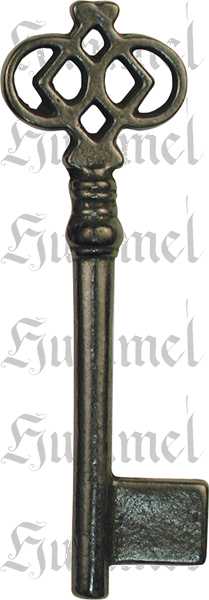 Schlüssel nachgemacht von originalem Model, Eisen blank, alte Schlüssel antike