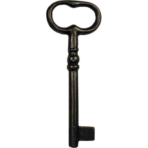 Schlüssel antik nach antikem Modell nachgegossen, Eisen blank, alte Schlüssel antike