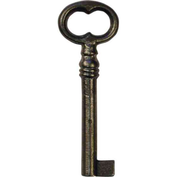Schlüssel antiker, rustikaler, alt, Eisen blank