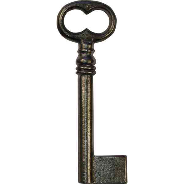 Schlüssel alt, antik, Eisen blank, perfekter Nachguss