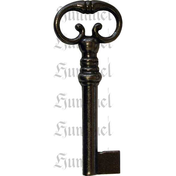 Schlüssel antike, altes Muster, Eisen blank 2504