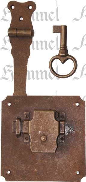 Schlüssel alte, für Truhen, Eisen gerostet und gewachst, antik,  Schlüsselrohlinge, antiker Schrankschlüssel für Antiquitäten 2105