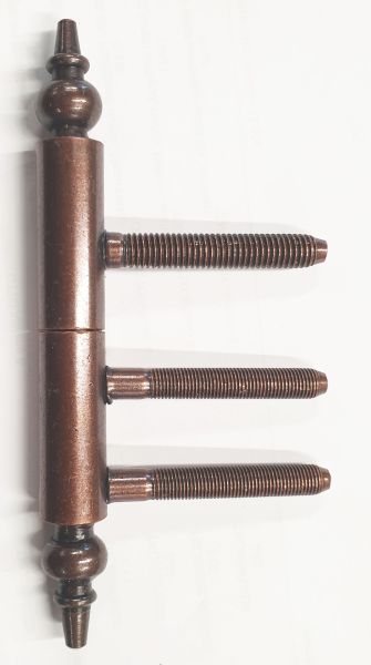 Einbohrband mit Zierkopf Bronze Metallic, 2 teilig, für gefälzte Türen an Holzzargen, ähnlich wie Simonswerk Variant V 3420 WF ZK Bild 2