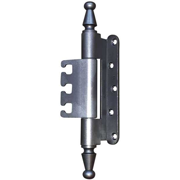 Türband Eisen altgrau mit Zierköpfen für gefälzte Objekttüren, Simonswerk Variant VX 7939/160