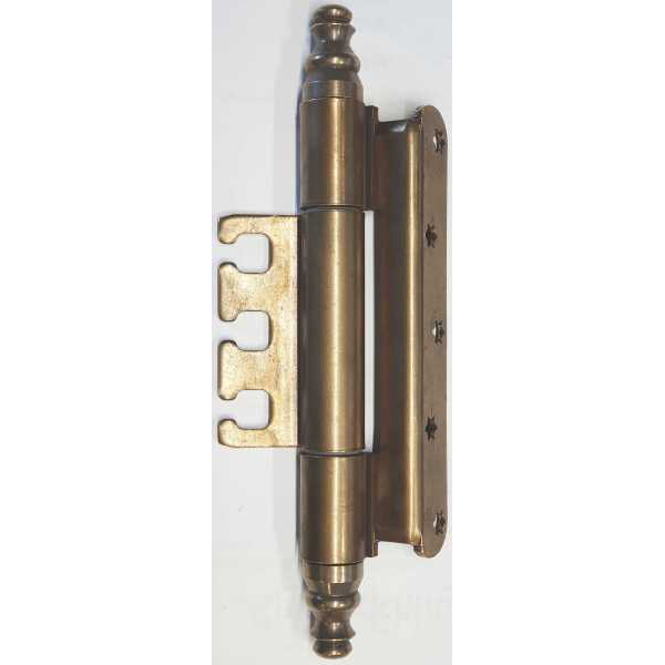 Türband Eisen altvermessingt mit Zierköpfen für gefälzte Objekttüren, Simonswerk Variant VX 7939/160 Bild 2