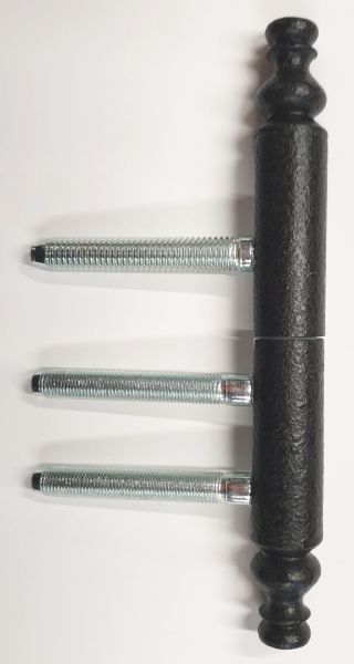 Einbohrband Eisen schwarz, 2 teilig, für gefälzte Zimmertüren, für Bandtaschen, Simonswerk V 3400 WF + V 0020-2