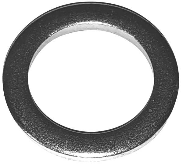 Ring, Fischbandring, Bandring, Fitschenring Eisen blank, 12,2mm Innendurchmesser, Einzeln, 1 Stück