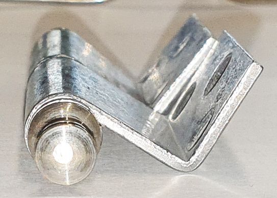 Möbelband gekröpft, links in Eisen blank, gekröpftes Band für Möbel Bild 2