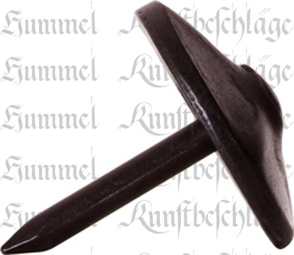 Ziernagel antik, Eisen schwarz, Eisennagel, 20mm Durchmesser (SL) Bild 2