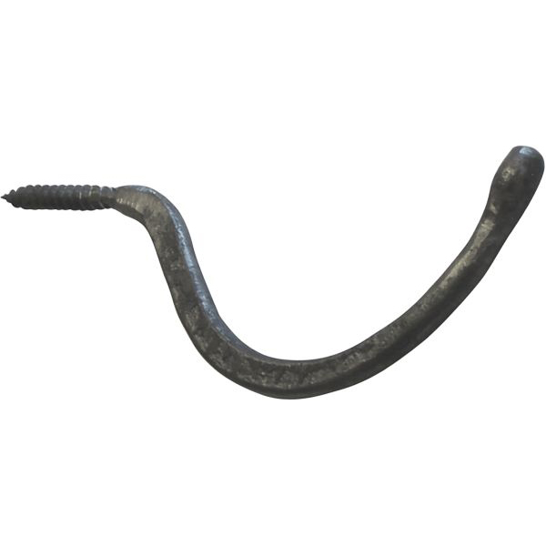 Garderobenhaken aus Schmiedeeisen, schöner Retro Kleiderhaken antik, wunderbarer Wandhaken Landhaus, Eisen geschmiedet