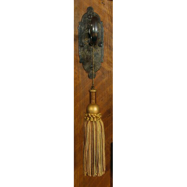 Schlüsselquaste, dunkelbraun, goldbeige, kupferrot, Länge: 26cm, Auslaufmodell, nur noch 2 Stück verfügbar