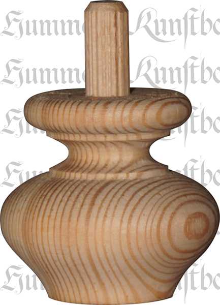 Möbelfüße Holz, Kugelfüße alt, Holzfuß antik, Möbelfuß antik aus Kiefer, Ø 45mm
