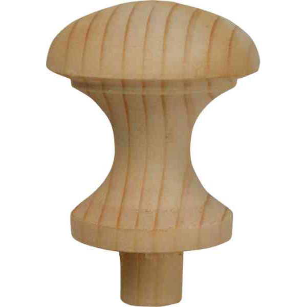 Knopf, Eiche, Ø 40mm, antiker Möbelknopf aus Holz, Einzelstück, nur