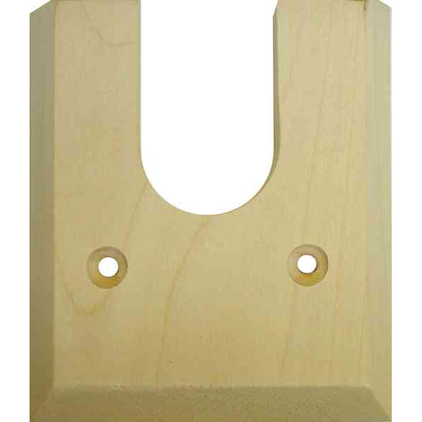 Kleiderstangenhalter aus Birke Stangenhalter für Kleiderstangen, Garderobenstange