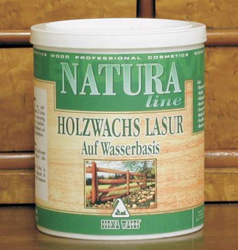 Borma Natura Holzwachslasur farblos, Wachslasur für Holz, Holzwachs-Lasur, 750 ml