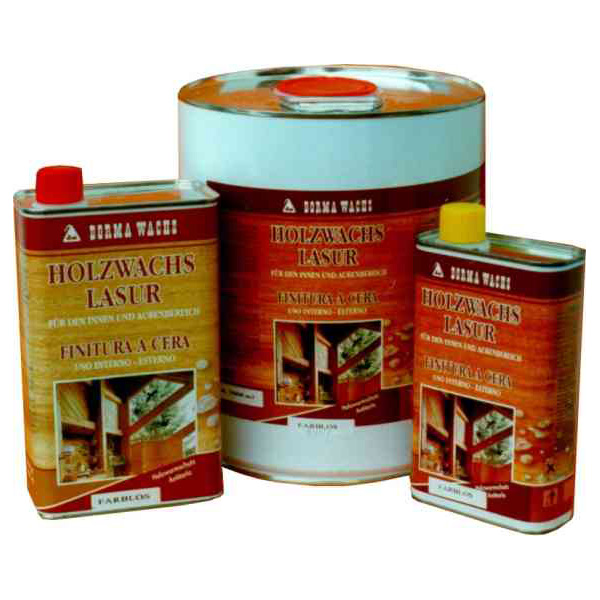 Holzwachs Lasur Nussbaum hell 750ml, Wachslasur für Holz, Holzwachs-Lasur, Holzwachslasur