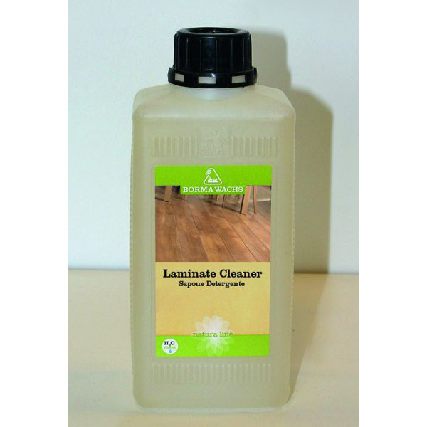 Borma Laminatreiniger, ein Reinigungsmittel für Laminat Boden, farblos, 1 Liter, Laminat Putzmittel Pflegemittel, Reiniger