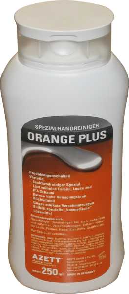 Orange plus 250ml, Lackentferner, für Hände und Werkzeug