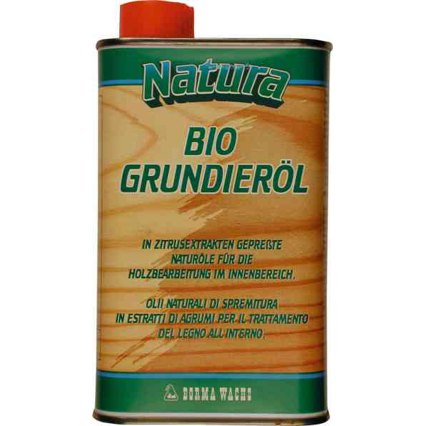 Borma Bio Grundieröl farblos für Möbel, Holzöl 1 Liter. Extrem ergiebig. (BR)