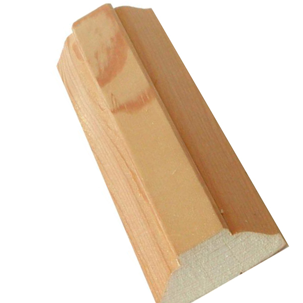 Holzprofilleiste, Holzleiste antik, Holzzierleiste alte, Fichte, 45cm, 34x13mm