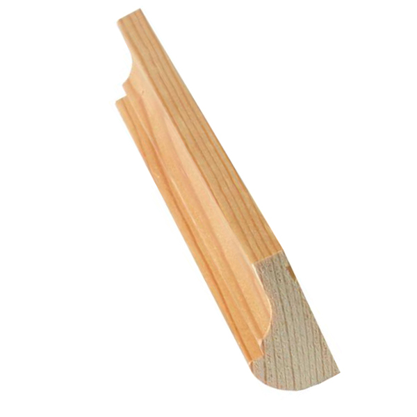 Holzprofilleiste, Holzleiste antike, Holzzierleiste alt, Fichte, 2,4m, 32x17mm